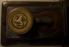 [Manx doorknob]