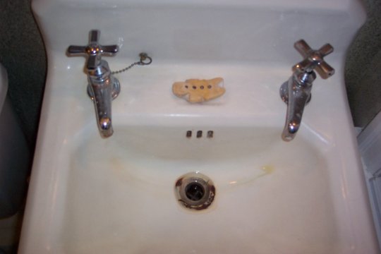 [Two tap sink]