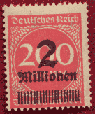 [Deutsches Reich - 2 Millionen (overprint)]